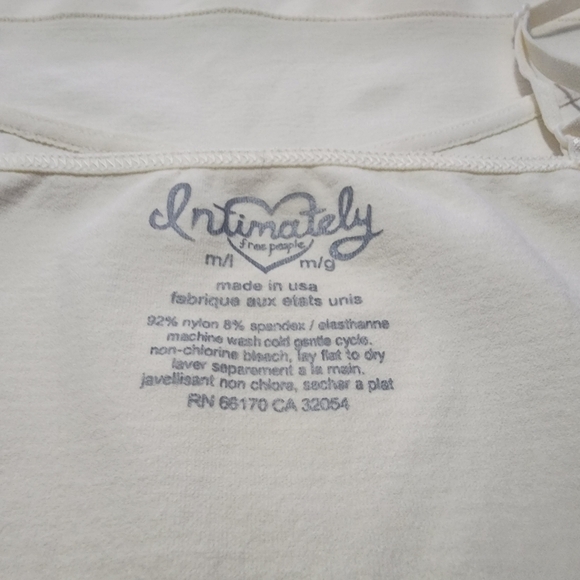 Intimately Free People Ivory Seamless Mini Slip, Medium/Large​ - Picture 5 of 5